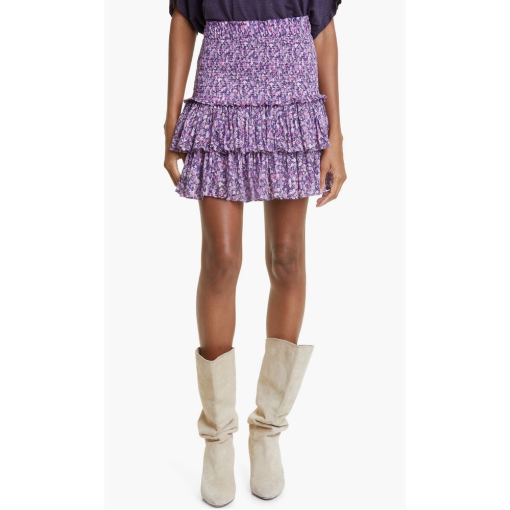 Isabel Marant Naomi Floral Mini Skirt
